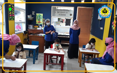 PAUD Manyar 014 Cibesut Terapkan Belajar Berjarak: Utamakan Prokes Tanpa Hilangkan Keceriaan Siswa